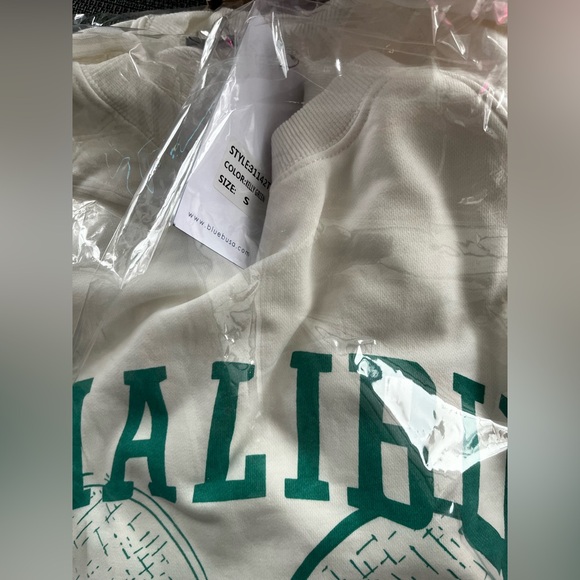 Malibu Tennis Club crewneck sweatshirt from buckle Blue B - Picture 4 of 8